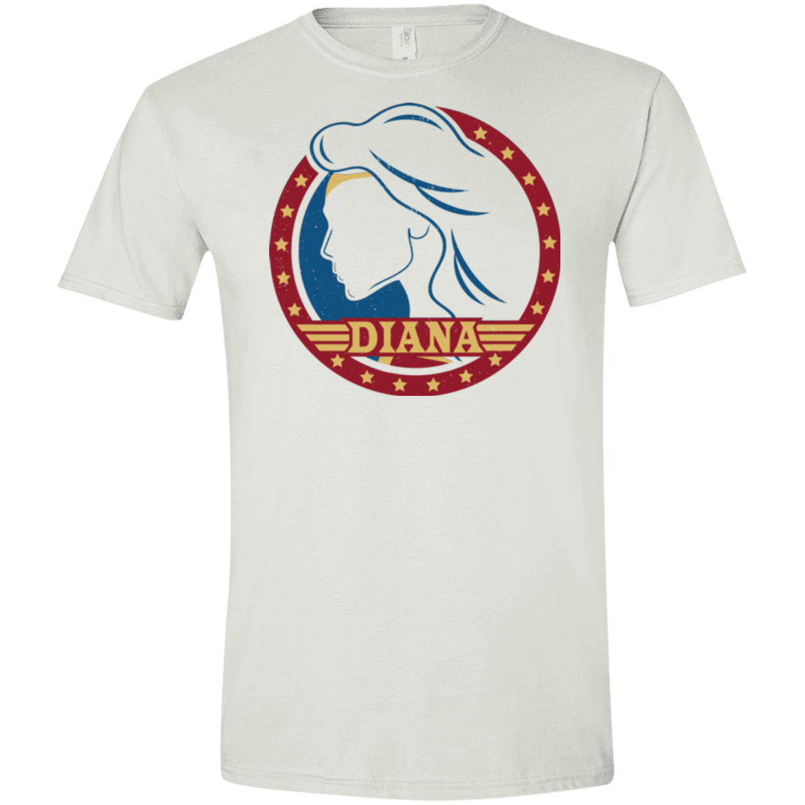 T-Shirts White / X-Small Diana Men's Semi-Fitted Softstyle