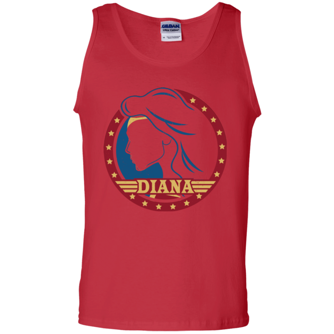 T-Shirts Red / S Diana Men's Tank Top