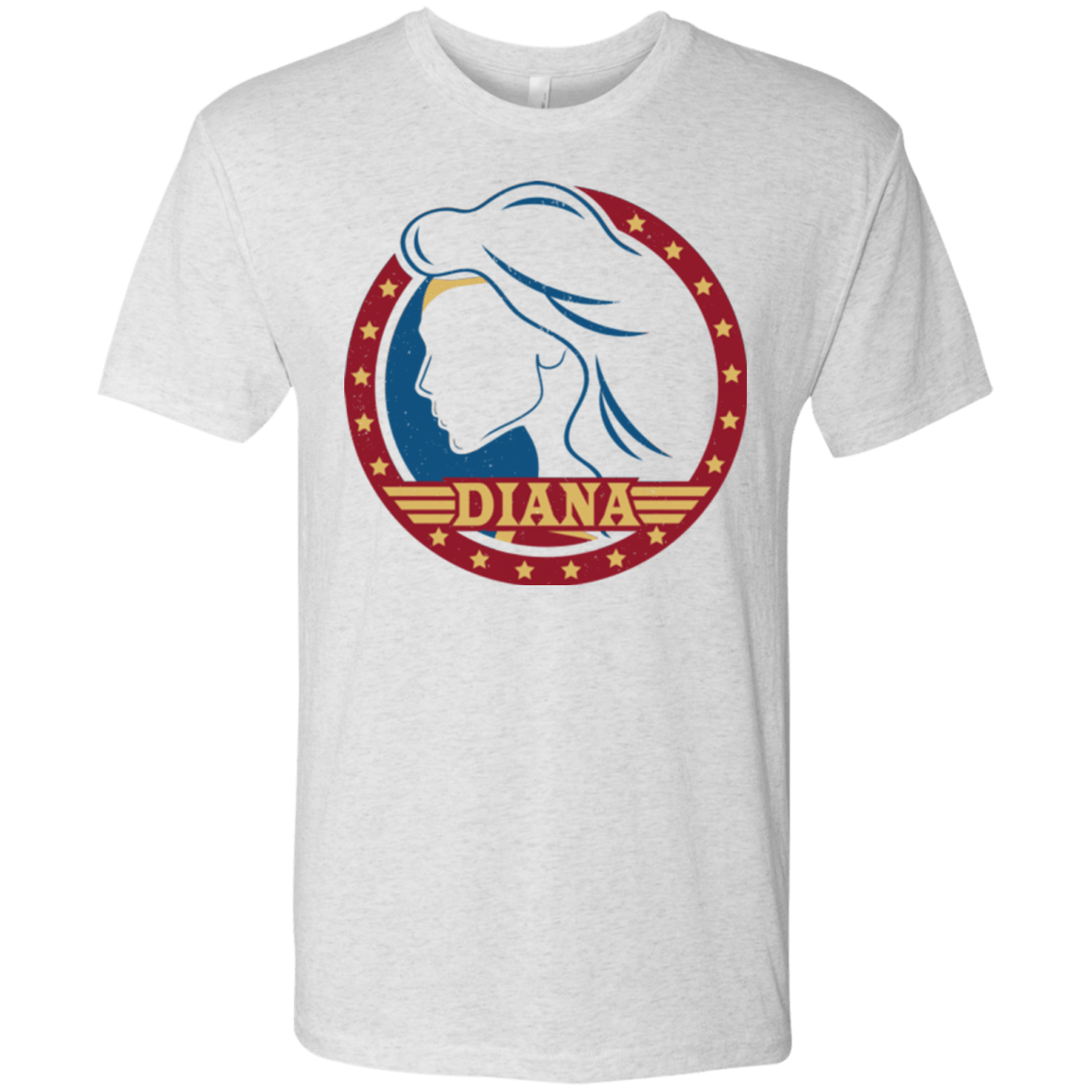 T-Shirts Heather White / S Diana Men's Triblend T-Shirt