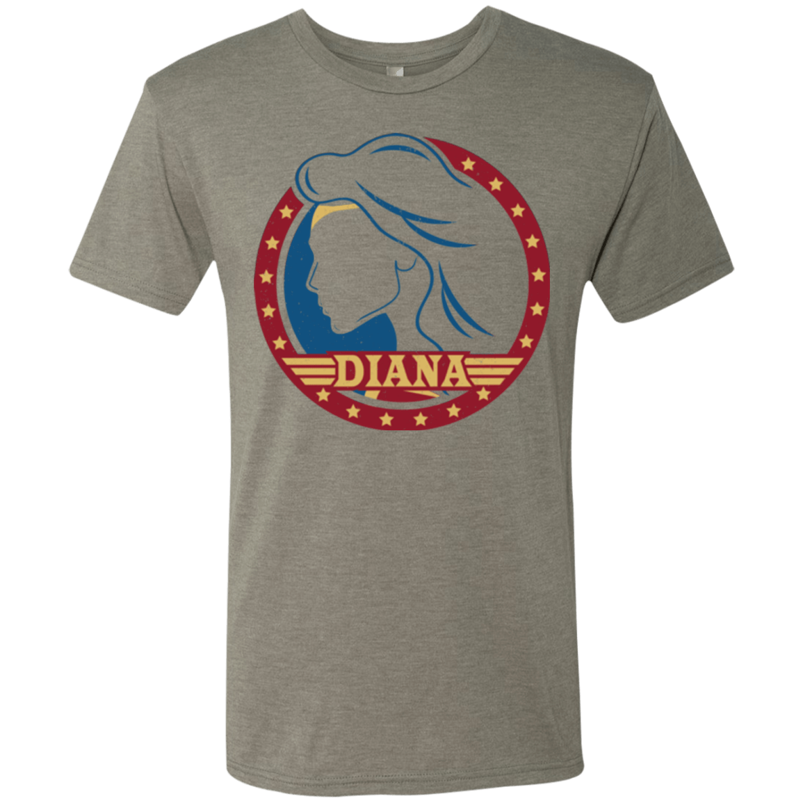 T-Shirts Venetian Grey / S Diana Men's Triblend T-Shirt