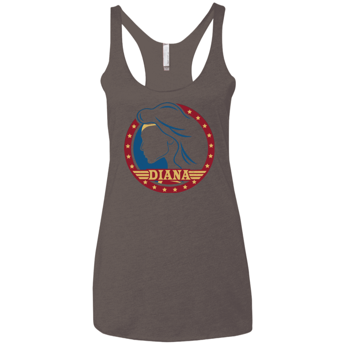 T-Shirts Macchiato / X-Small Diana Women's Triblend Racerback Tank