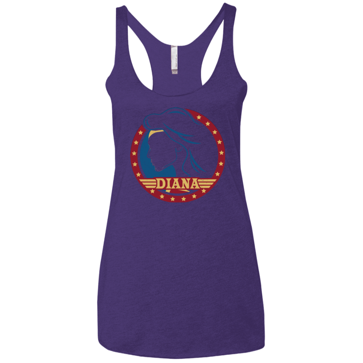 T-Shirts Purple Rush / X-Small Diana Women's Triblend Racerback Tank