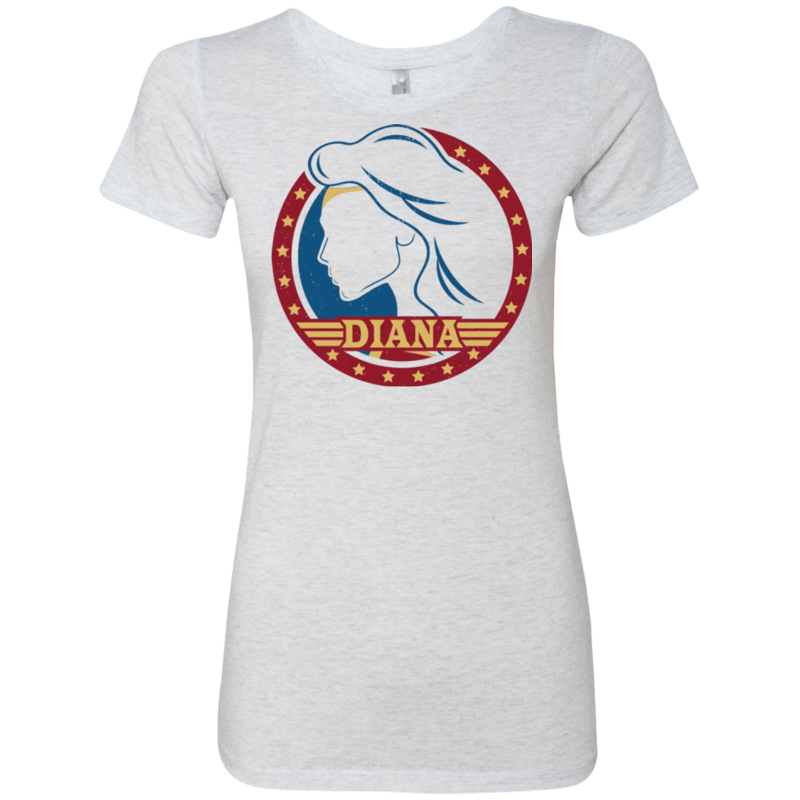 T-Shirts Heather White / S Diana Women's Triblend T-Shirt