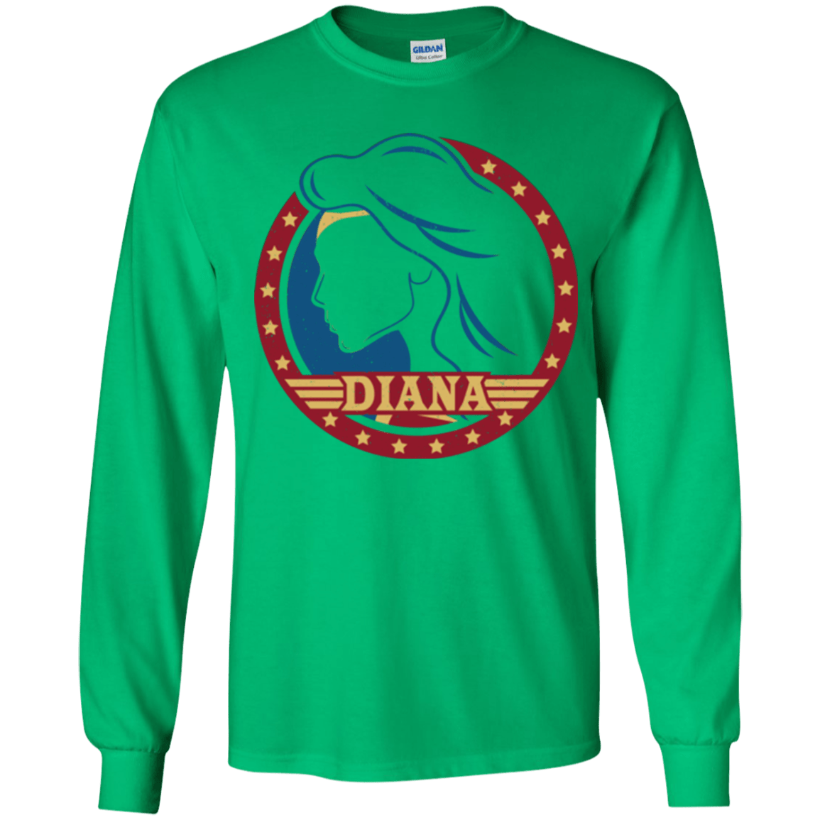 T-Shirts Irish Green / YS Diana Youth Long Sleeve T-Shirt