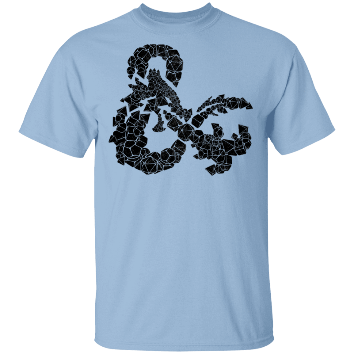 T-Shirts Light Blue / S Dice and Dragon D&D T-Shirt
