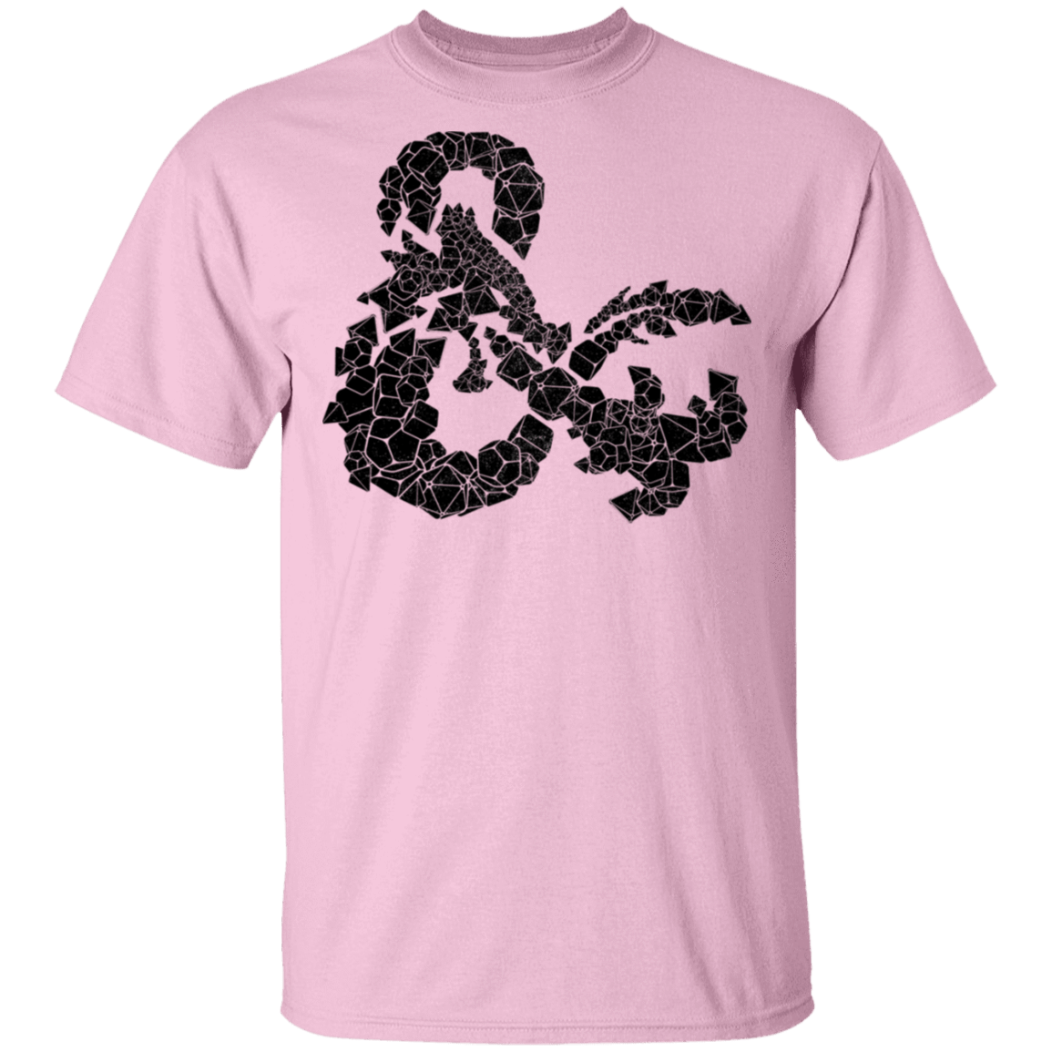 T-Shirts Light Pink / S Dice and Dragon D&D T-Shirt