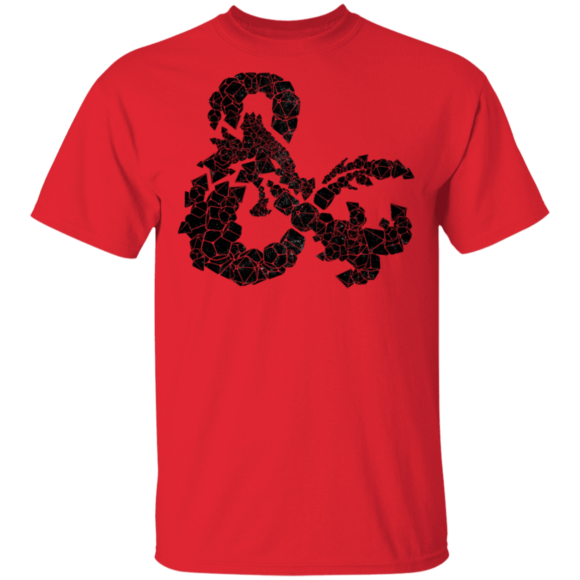T-Shirts Red / S Dice and Dragon D&D T-Shirt