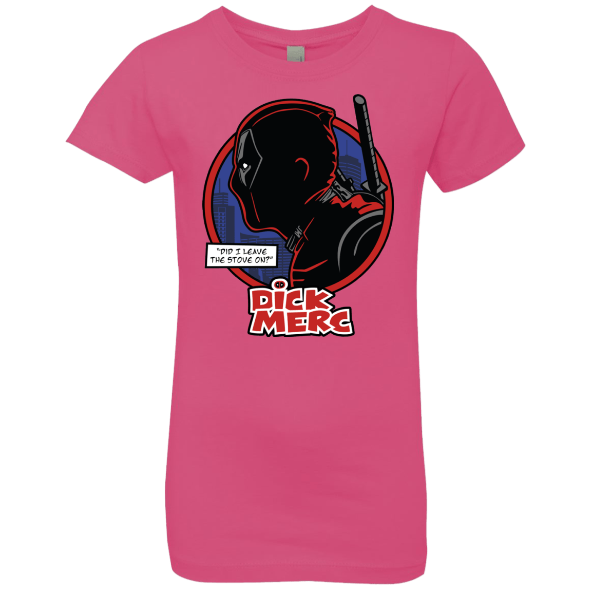 T-Shirts Hot Pink / YXS Dick Merc Girls Premium T-Shirt