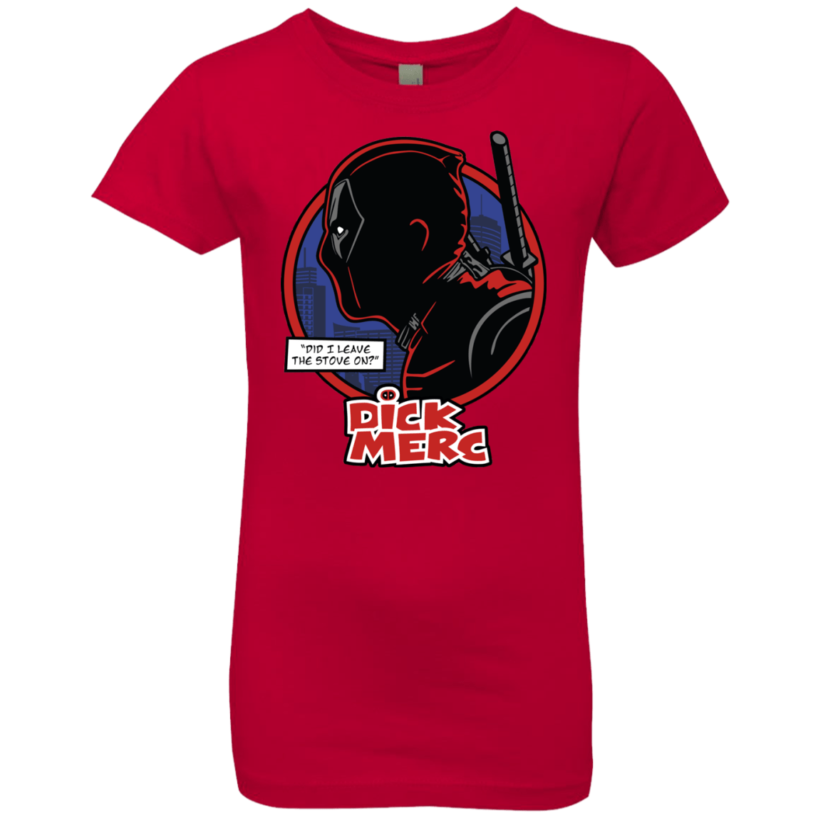 T-Shirts Red / YXS Dick Merc Girls Premium T-Shirt