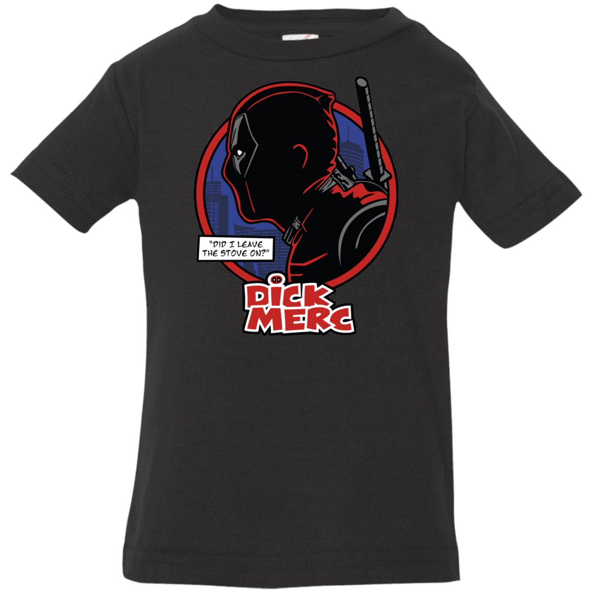 T-Shirts Black / 6 Months Dick Merc Infant Premium T-Shirt