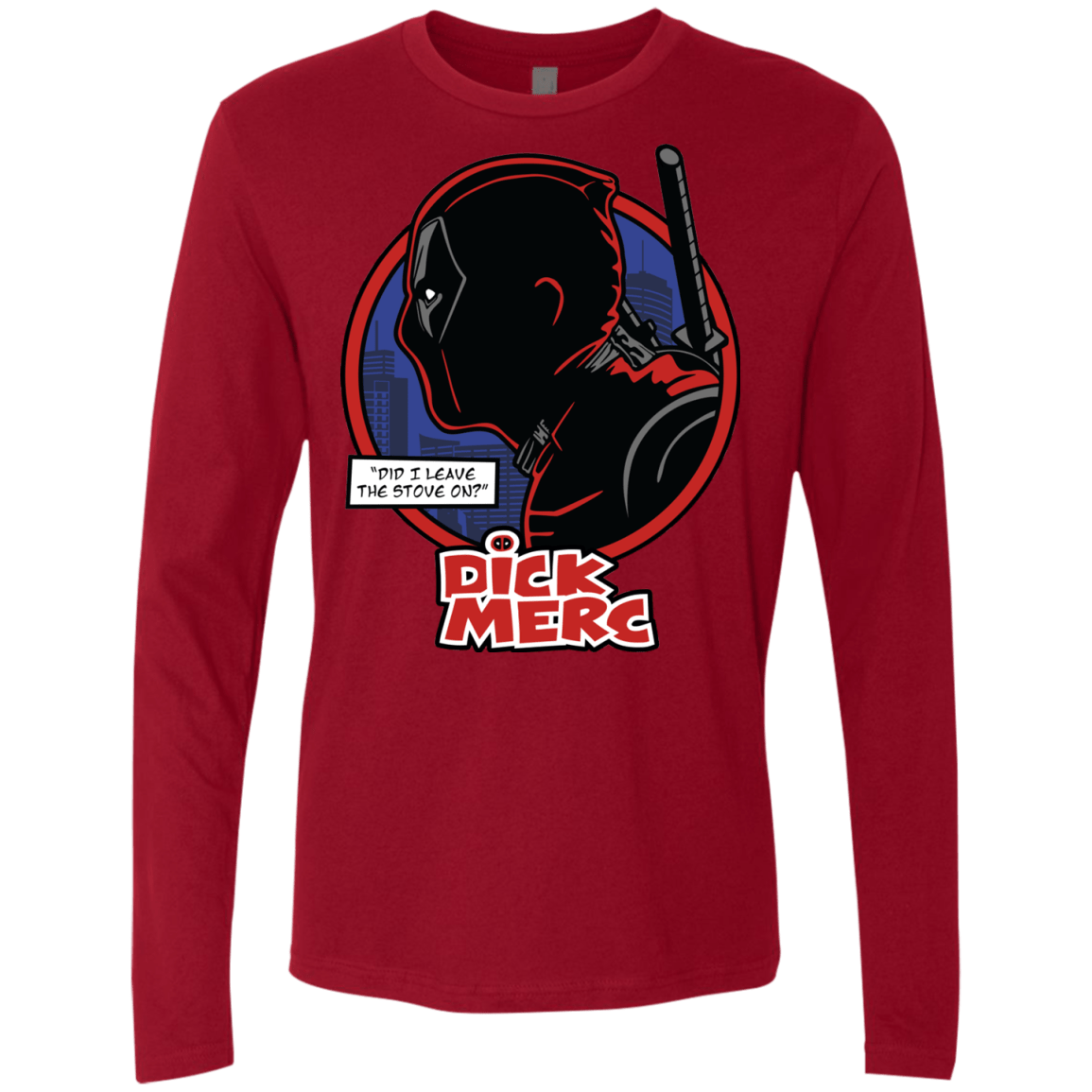 T-Shirts Cardinal / S Dick Merc Men's Premium Long Sleeve