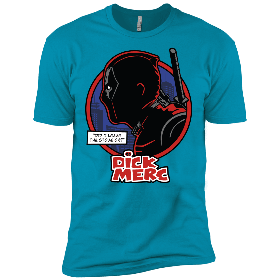 T-Shirts Turquoise / X-Small Dick Merc Men's Premium T-Shirt