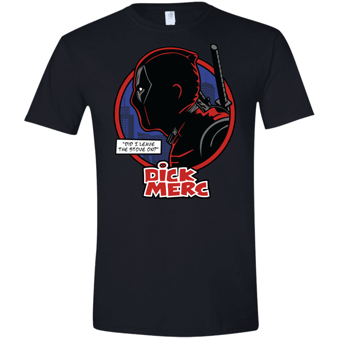 T-Shirts Black / X-Small Dick Merc Men's Semi-Fitted Softstyle