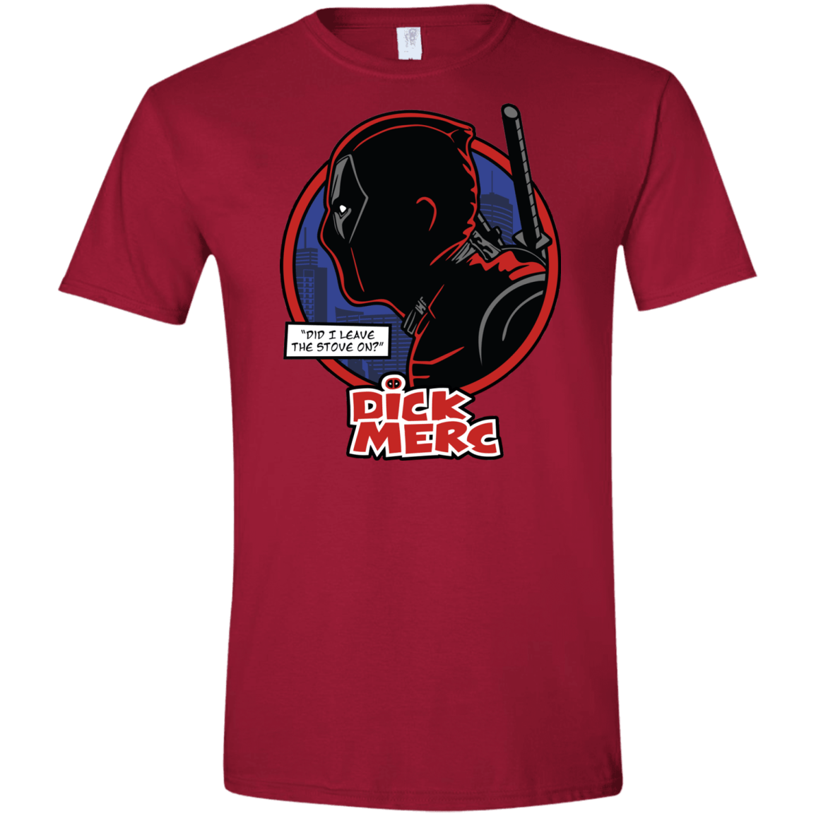 T-Shirts Cardinal Red / S Dick Merc Men's Semi-Fitted Softstyle