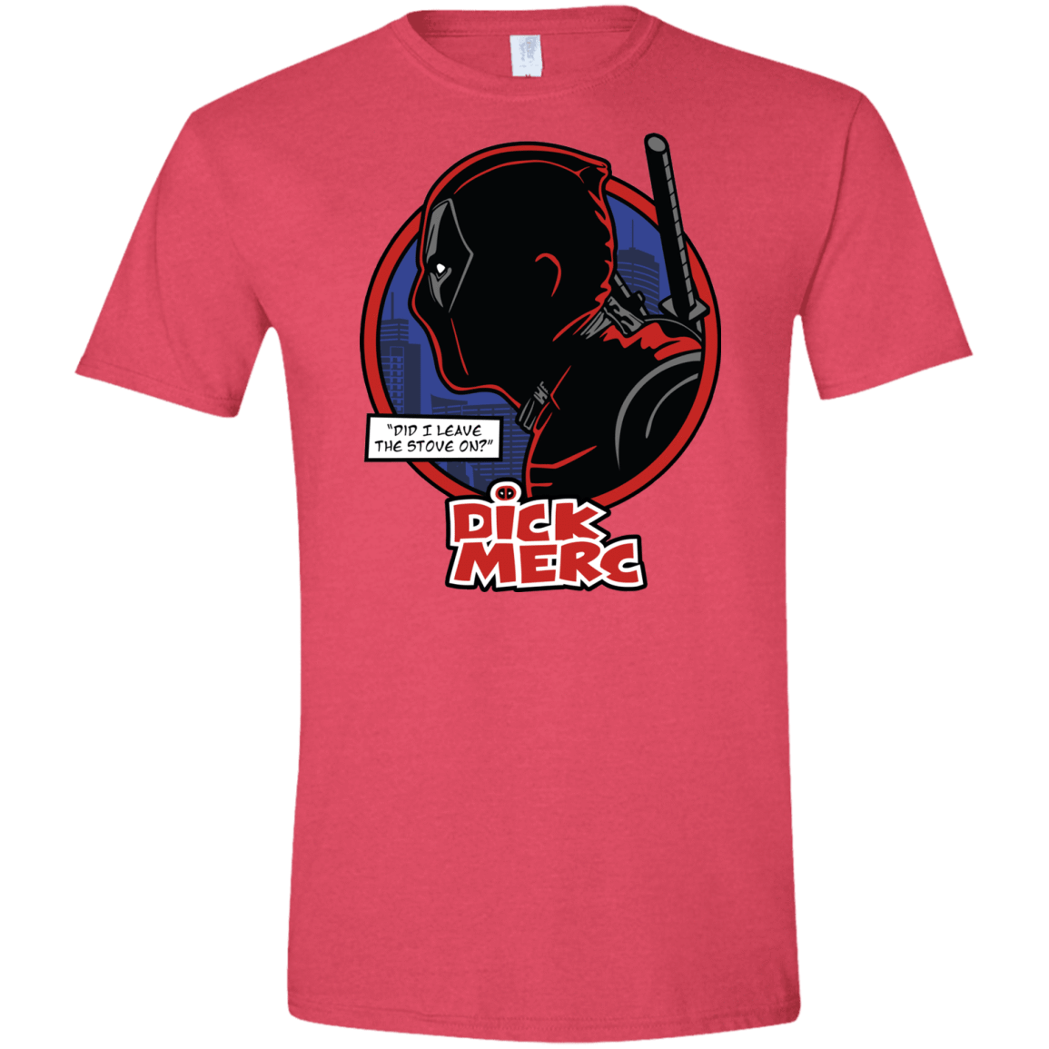 T-Shirts Heather Red / S Dick Merc Men's Semi-Fitted Softstyle