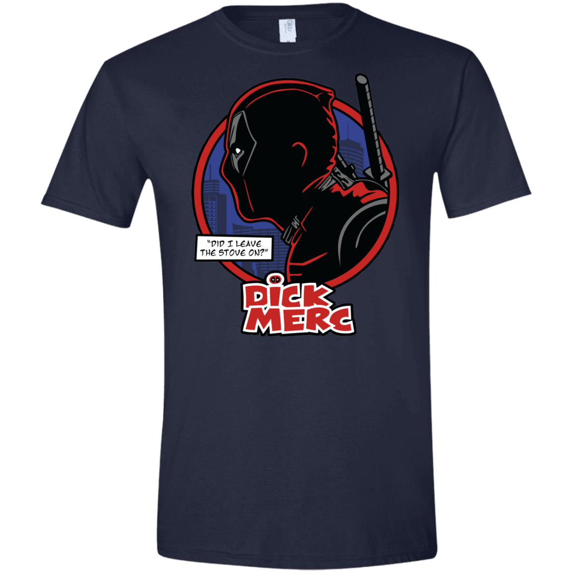 T-Shirts Navy / X-Small Dick Merc Men's Semi-Fitted Softstyle