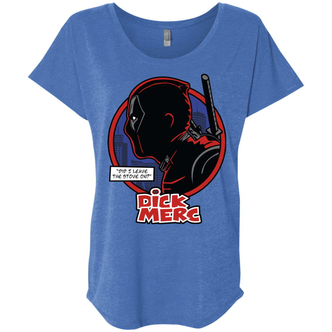 T-Shirts Vintage Royal / X-Small Dick Merc Triblend Dolman Sleeve