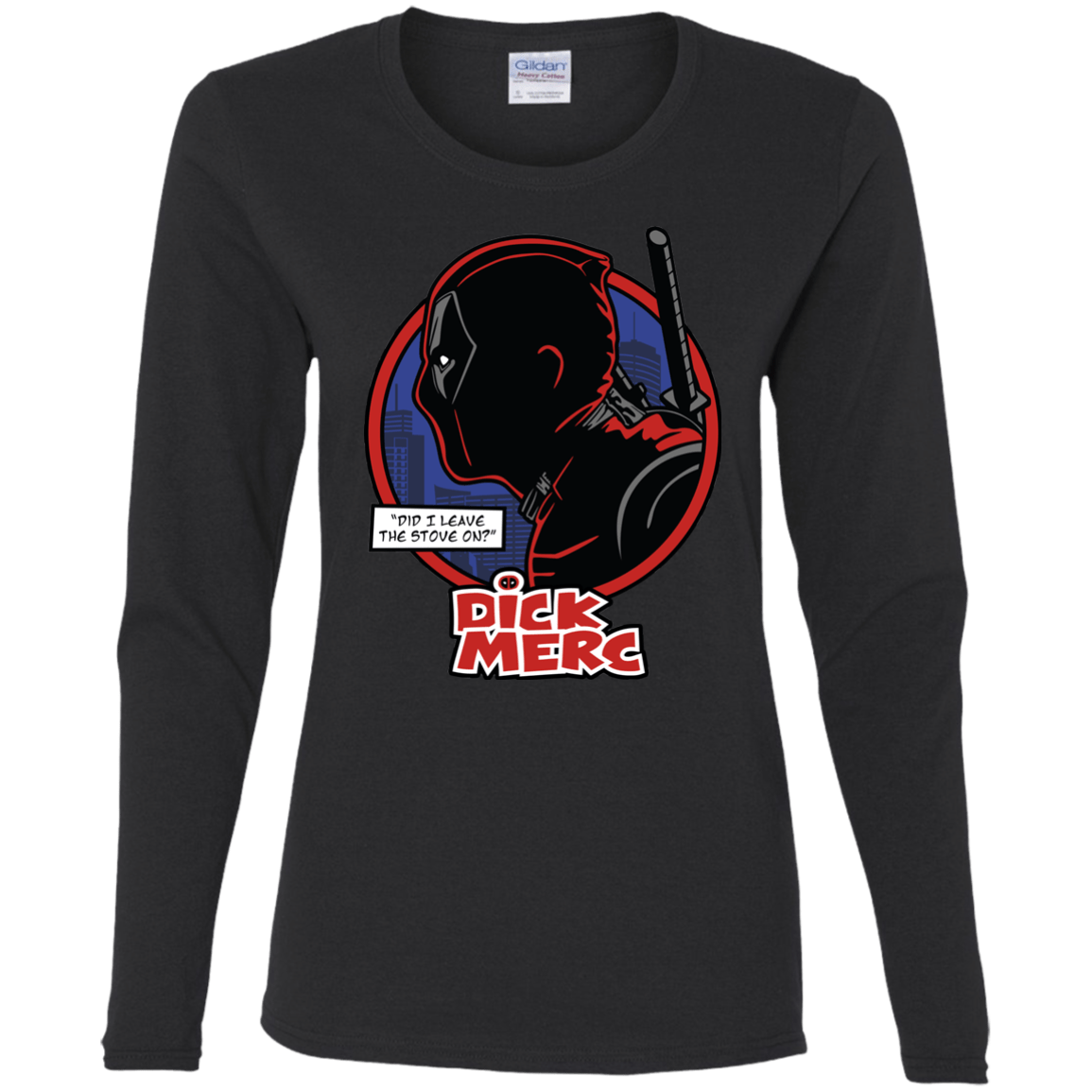 T-Shirts Black / S Dick Merc Women's Long Sleeve T-Shirt