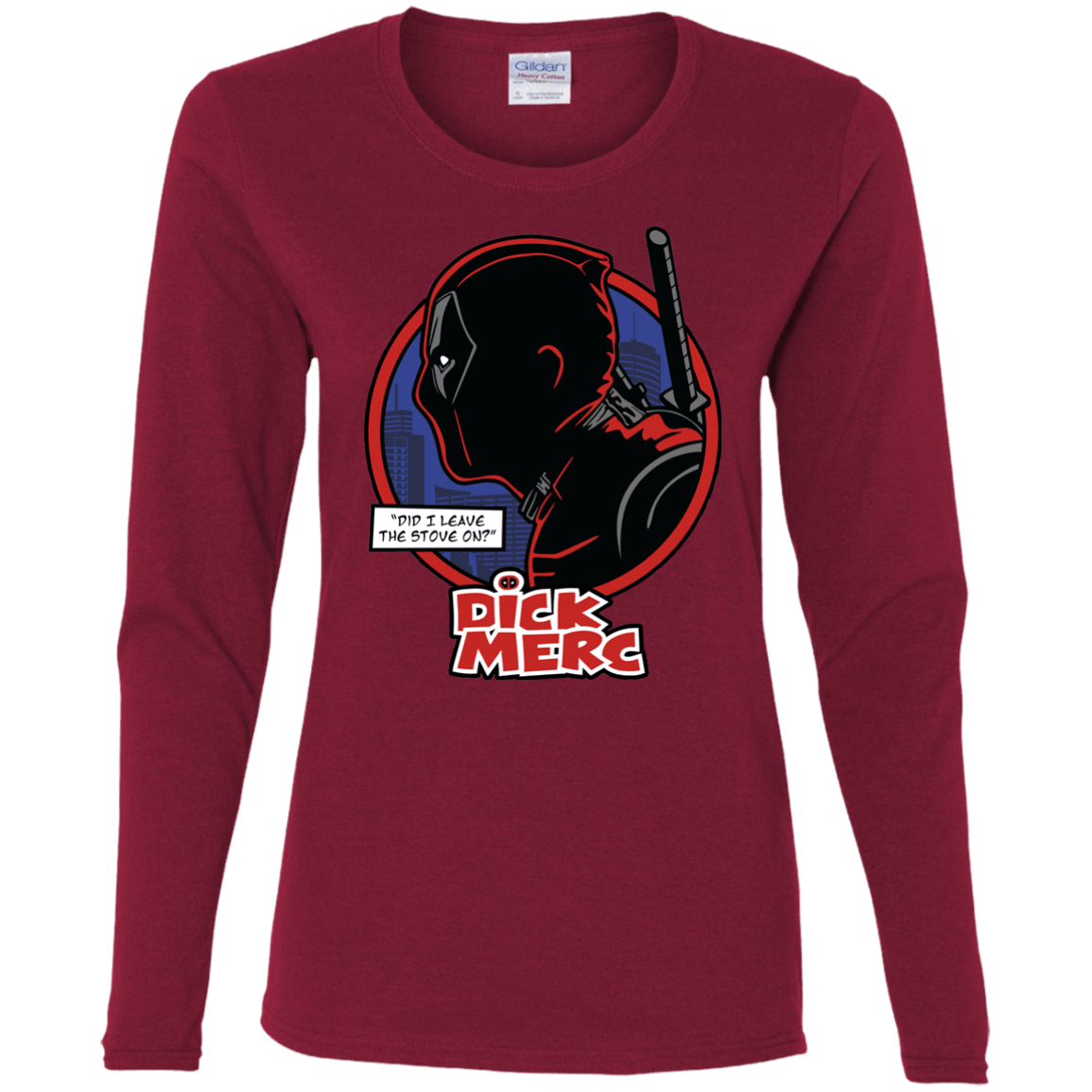 T-Shirts Cardinal / S Dick Merc Women's Long Sleeve T-Shirt