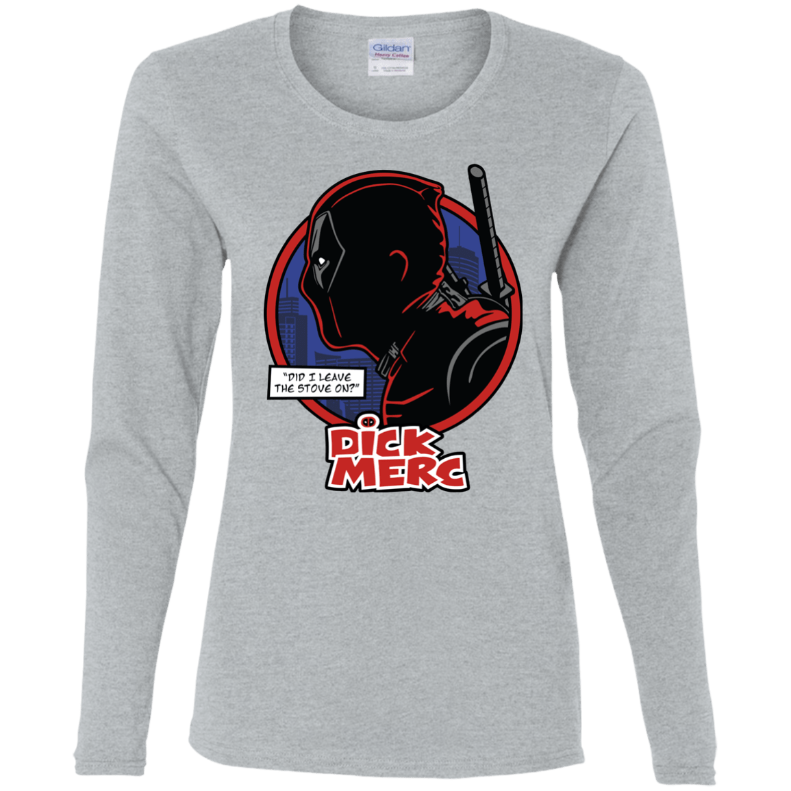 T-Shirts Sport Grey / S Dick Merc Women's Long Sleeve T-Shirt