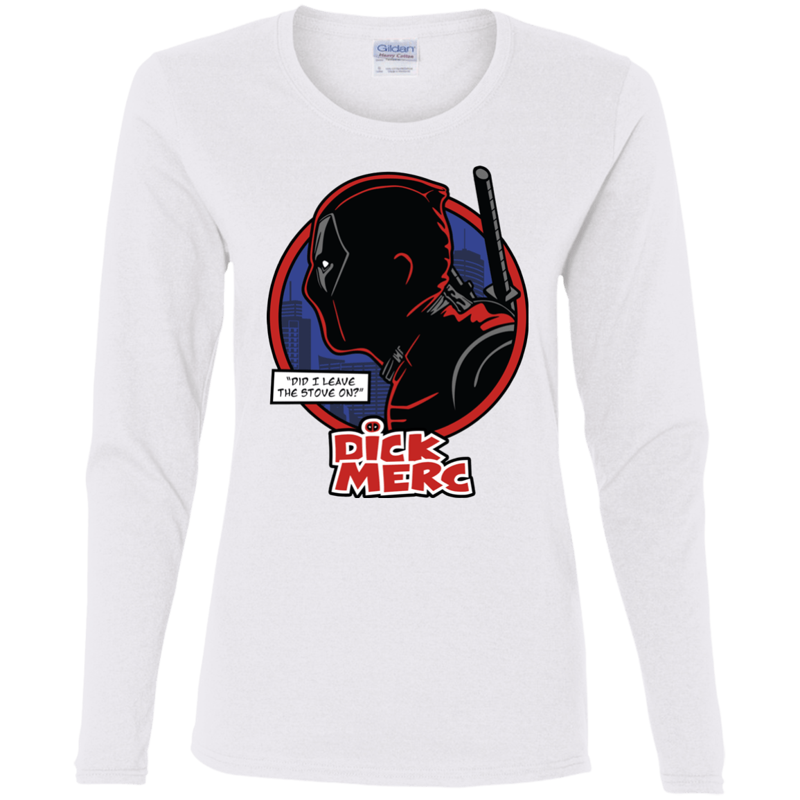 T-Shirts White / S Dick Merc Women's Long Sleeve T-Shirt
