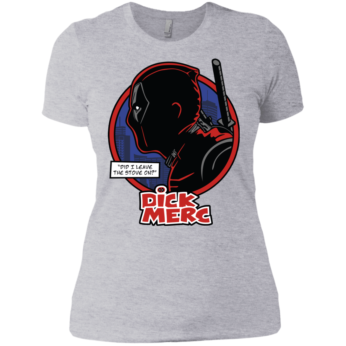 T-Shirts Heather Grey / X-Small Dick Merc Women's Premium T-Shirt