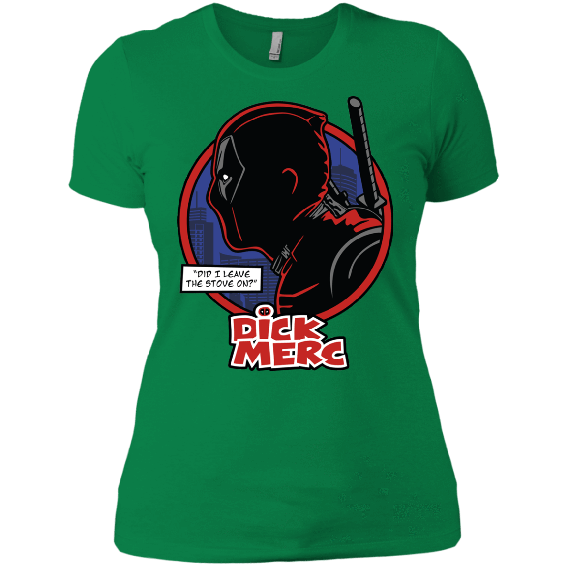 T-Shirts Kelly Green / X-Small Dick Merc Women's Premium T-Shirt