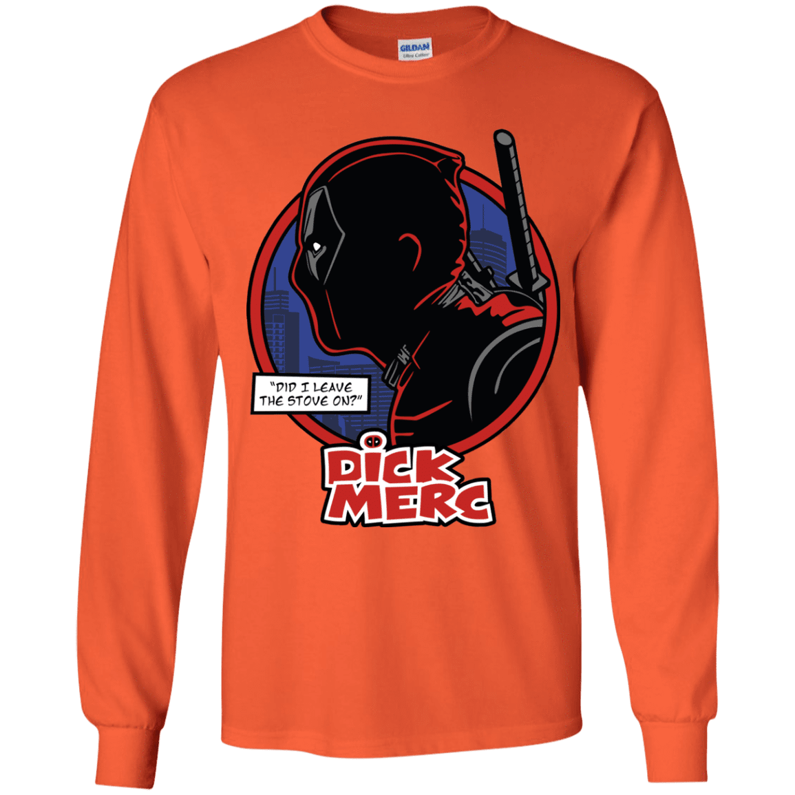 T-Shirts Orange / YS Dick Merc Youth Long Sleeve T-Shirt