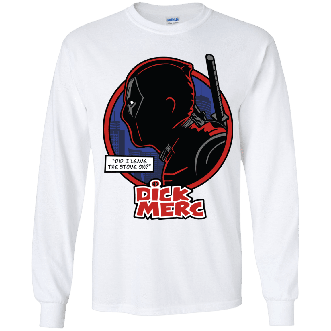 T-Shirts White / YS Dick Merc Youth Long Sleeve T-Shirt