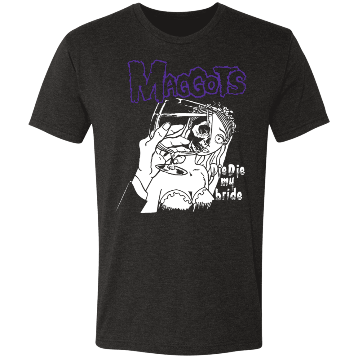 T-Shirts Vintage Black / S Die Die My Bride Men's Triblend T-Shirt