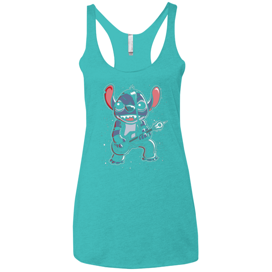 T-Shirts Tahiti Blue / X-Small Die Die my Space Women's Triblend Racerback Tank