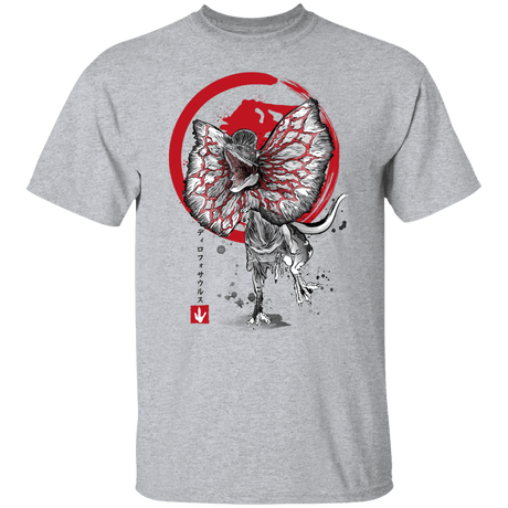 T-Shirts Sport Grey / S Dilophosaurus sumi-e T-Shirt
