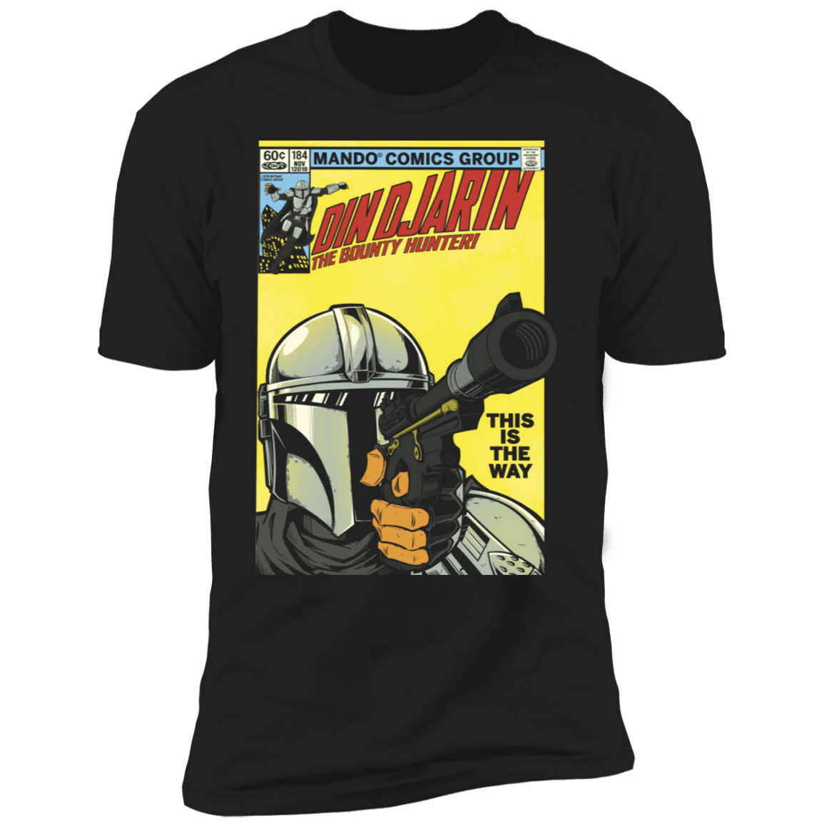 T-Shirts Black / S Dindjarin Bounty Hunter Men's Premium T-Shirt