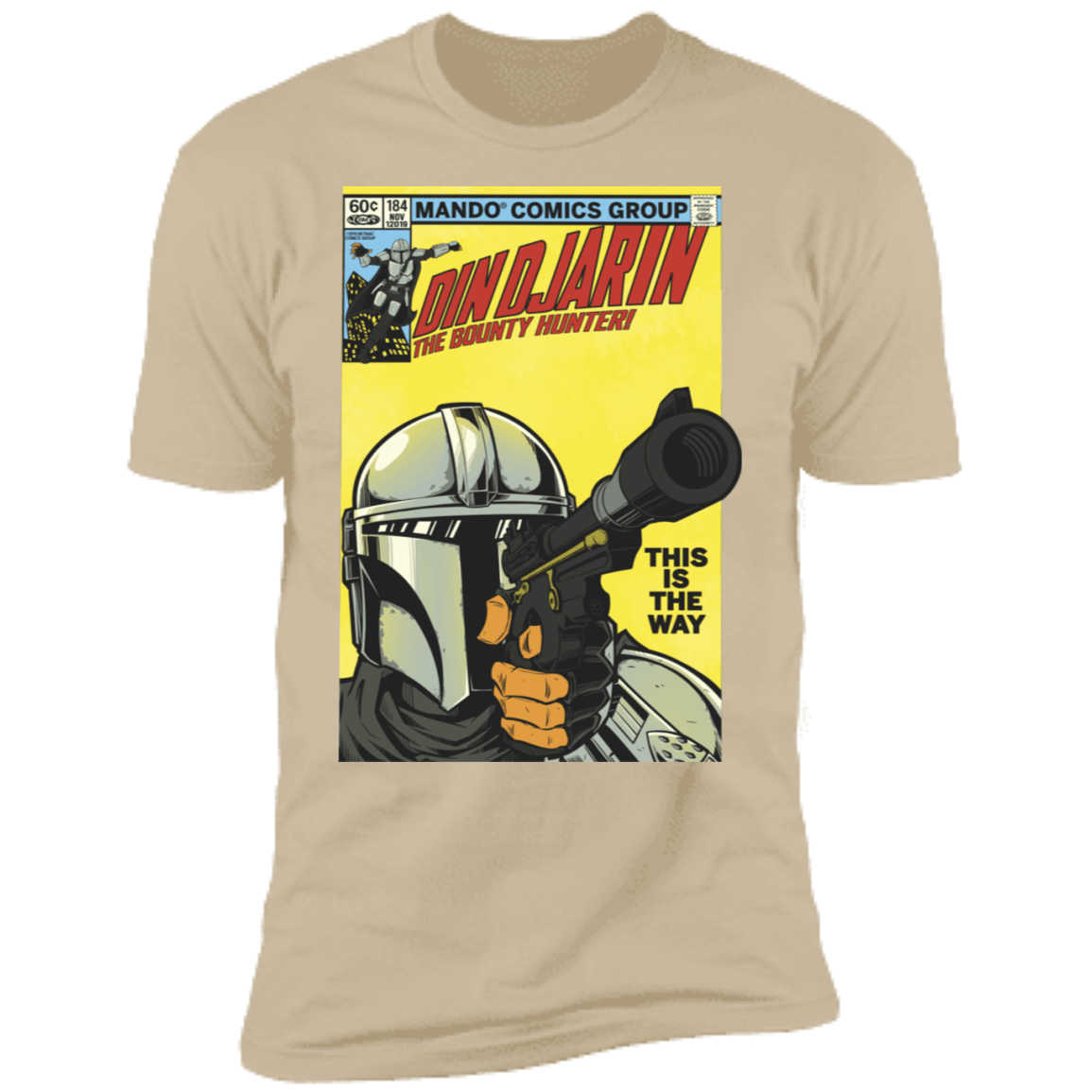 T-Shirts Sand / S Dindjarin Bounty Hunter Men's Premium T-Shirt
