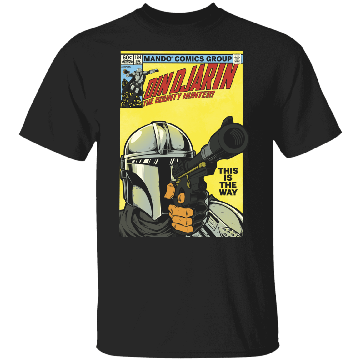 T-Shirts Black / S Dindjarin Bounty Hunter T-Shirt