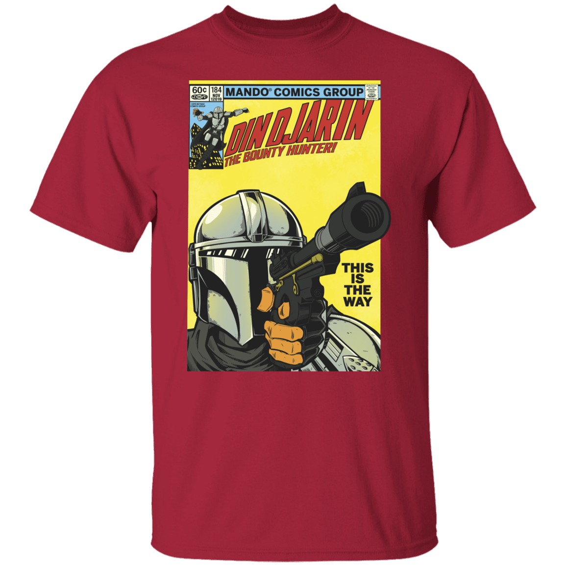 T-Shirts Cardinal / S Dindjarin Bounty Hunter T-Shirt