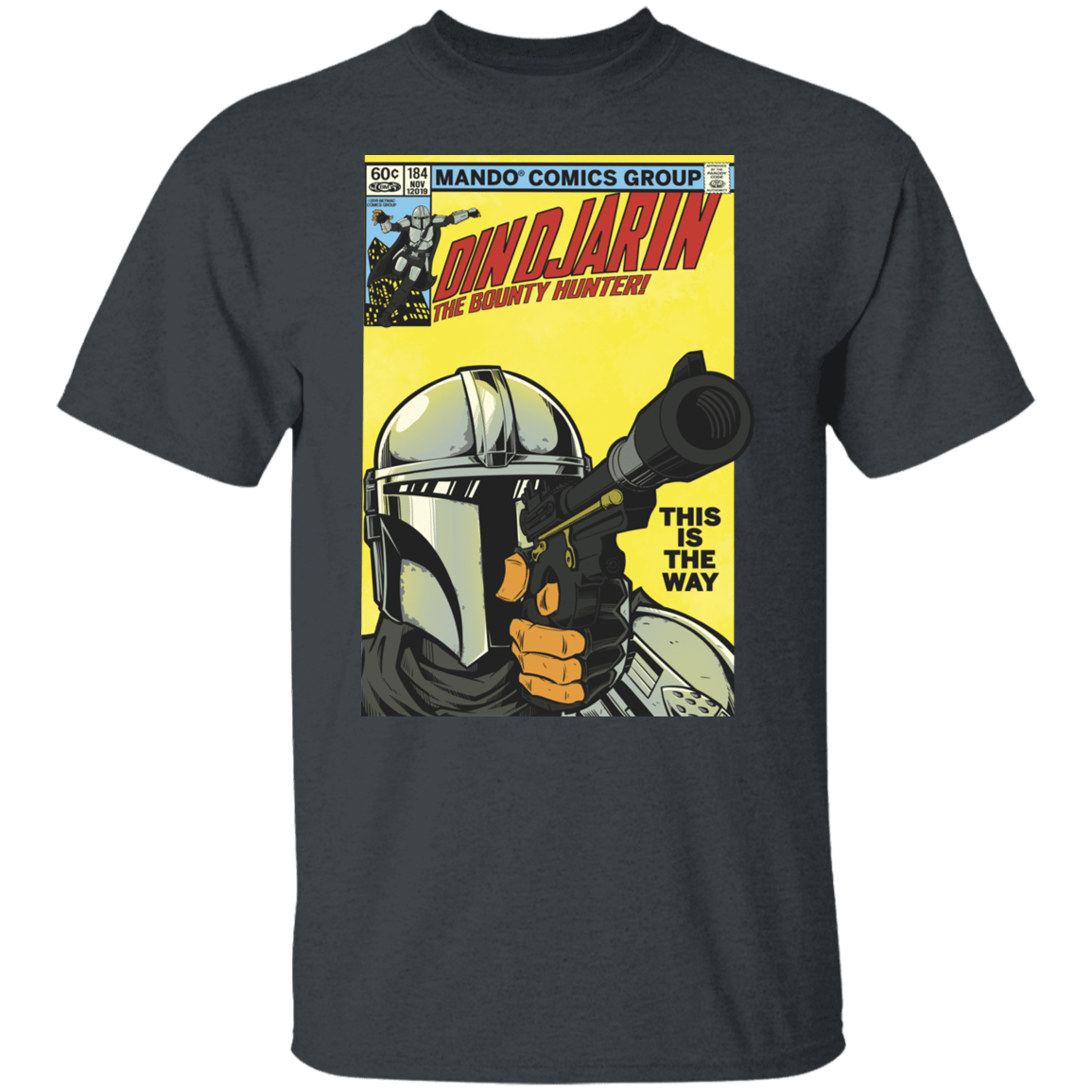 T-Shirts Dark Heather / S Dindjarin Bounty Hunter T-Shirt