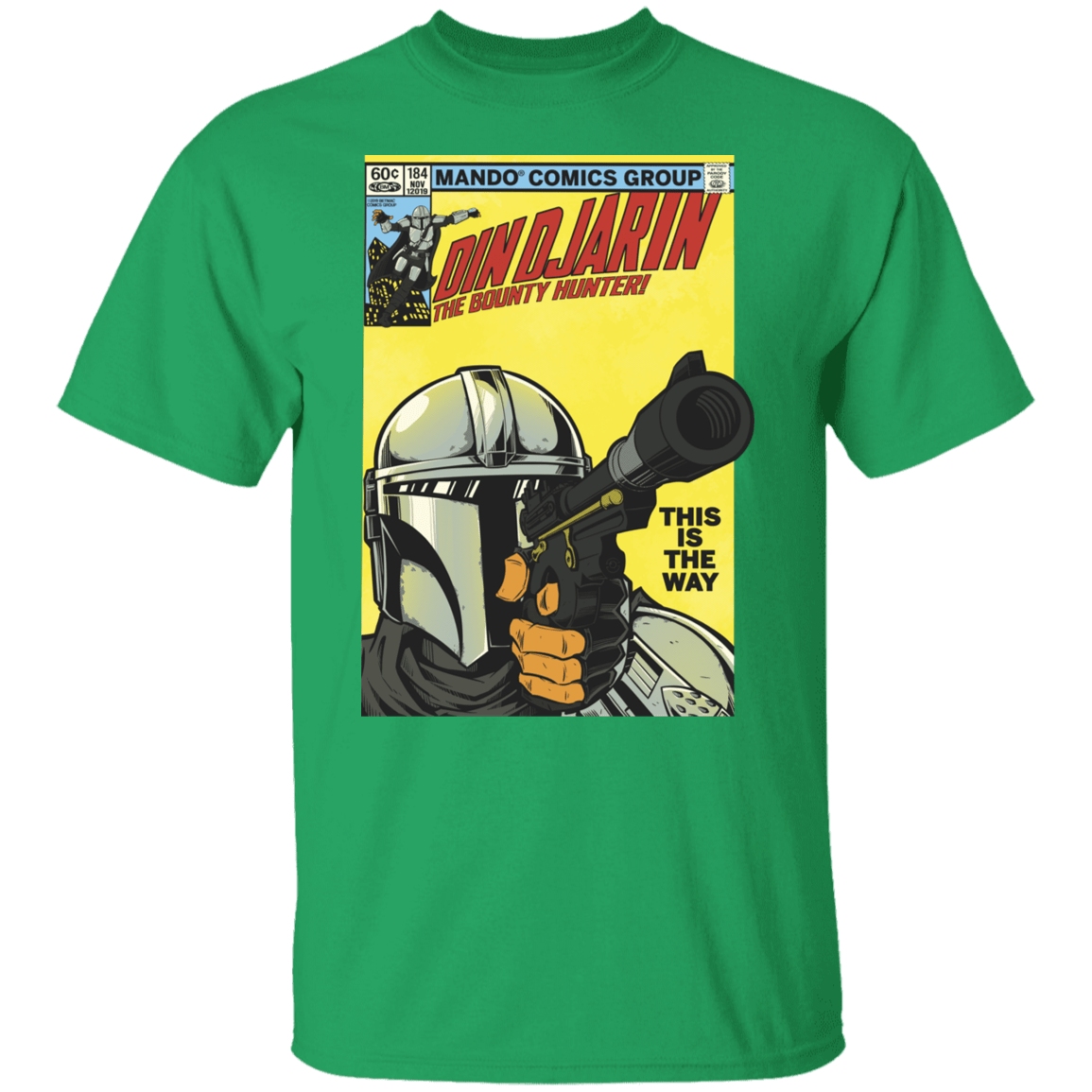 T-Shirts Irish Green / S Dindjarin Bounty Hunter T-Shirt