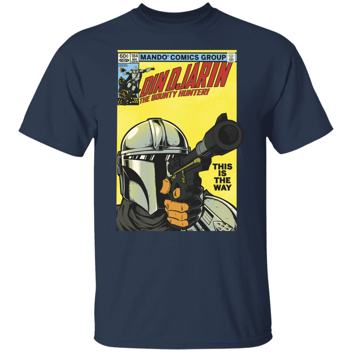 T-Shirts Navy / S Dindjarin Bounty Hunter T-Shirt