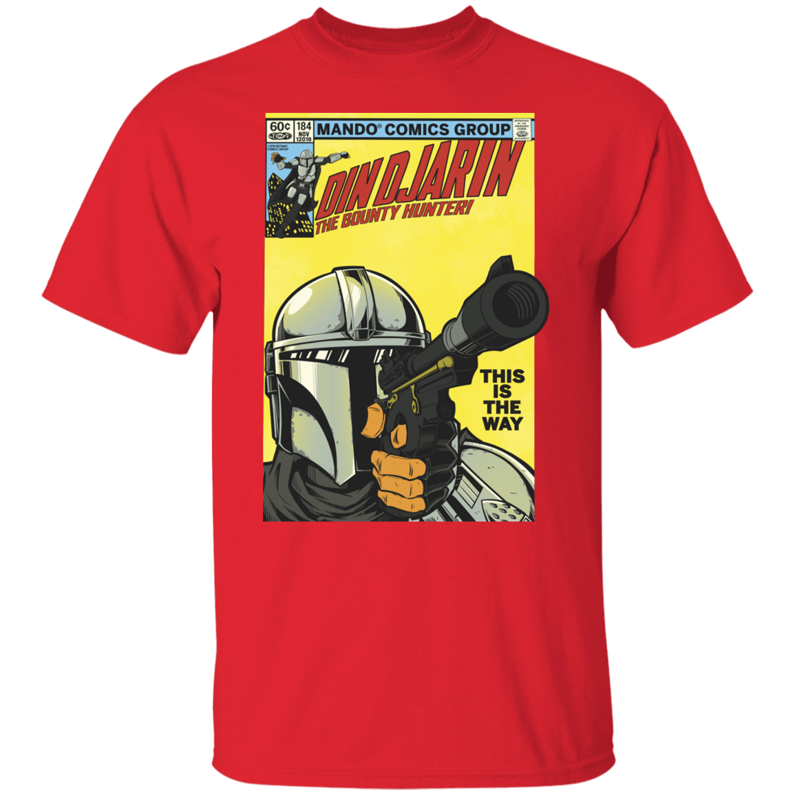 T-Shirts Red / S Dindjarin Bounty Hunter T-Shirt