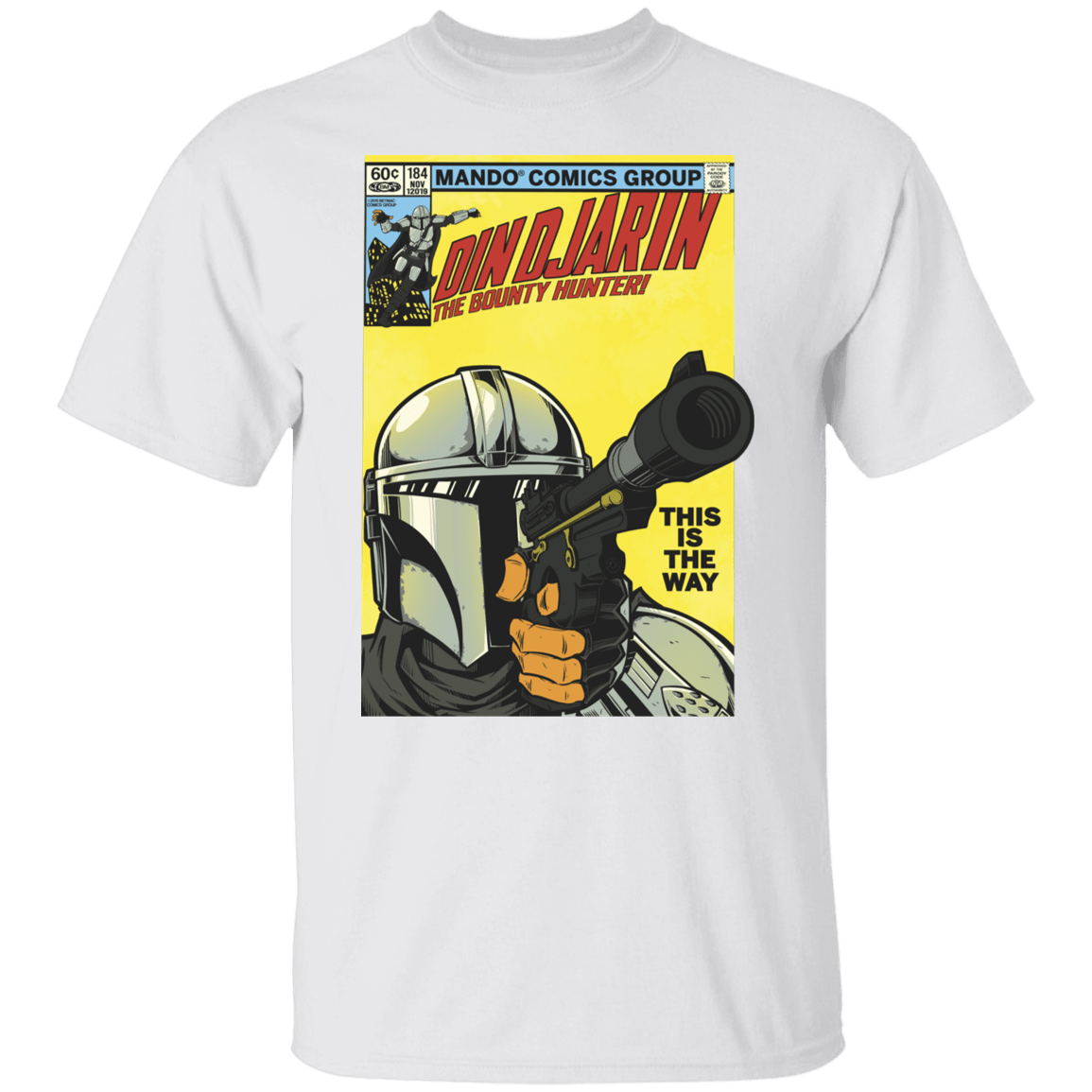 T-Shirts White / S Dindjarin Bounty Hunter T-Shirt