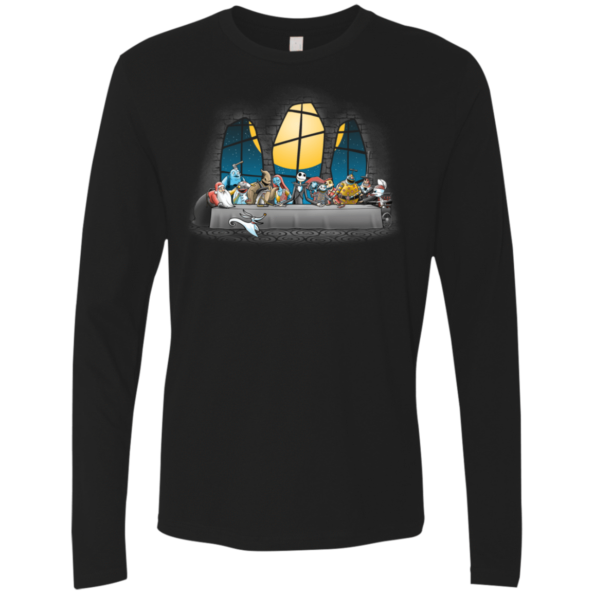 T-Shirts Black / S Dinner Before Christmas Men's Premium Long Sleeve