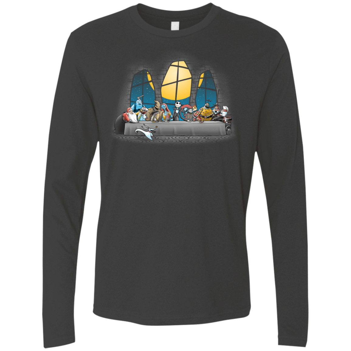 T-Shirts Heavy Metal / S Dinner Before Christmas Men's Premium Long Sleeve