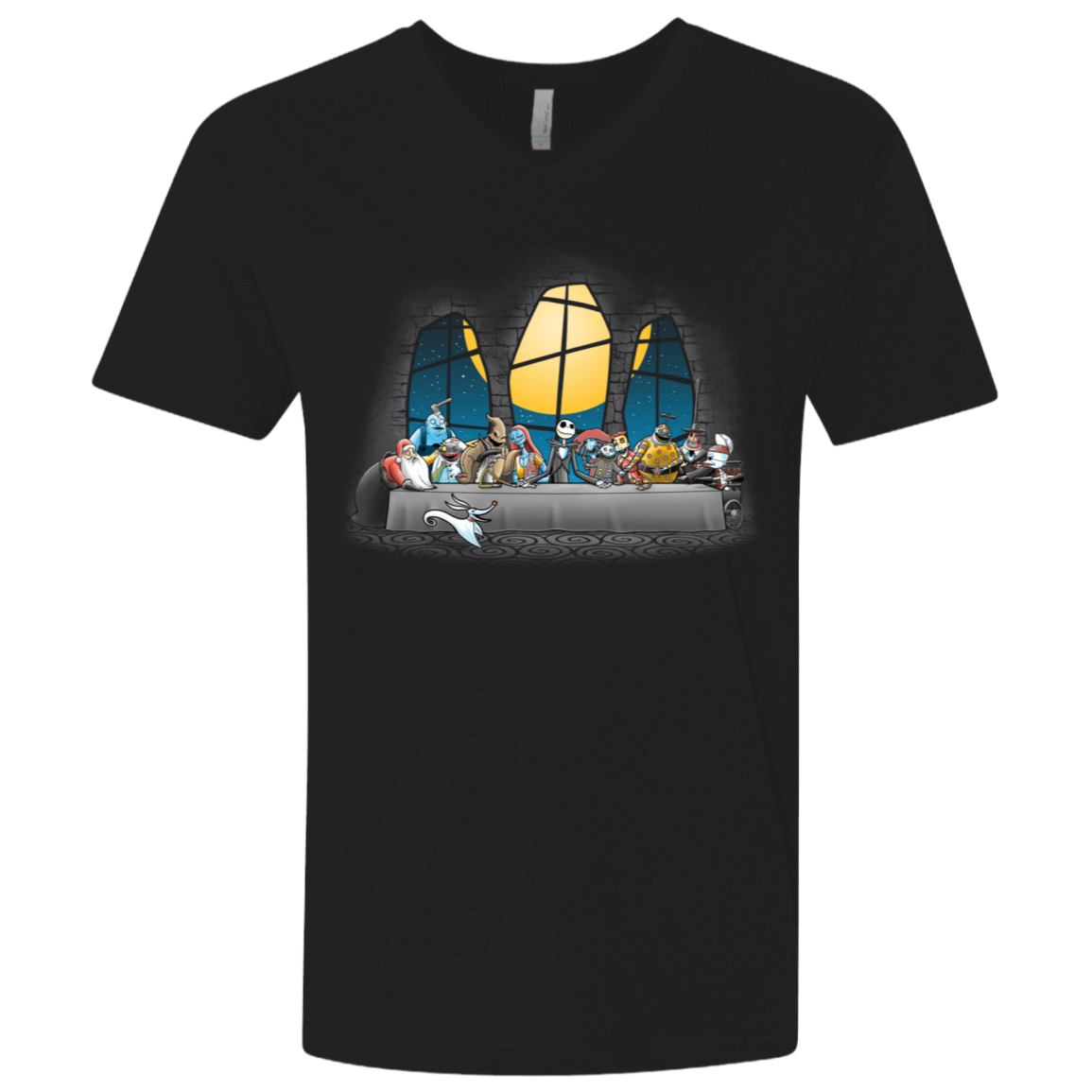 T-Shirts Black / X-Small Dinner Before Christmas Men's Premium V-Neck