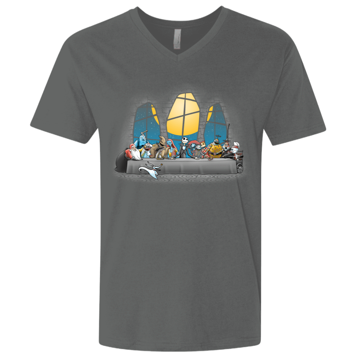 T-Shirts Heavy Metal / X-Small Dinner Before Christmas Men's Premium V-Neck