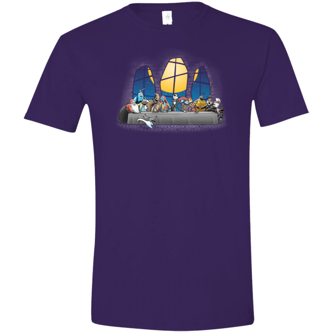 T-Shirts Purple / S Dinner Before Christmas Men's Semi-Fitted Softstyle
