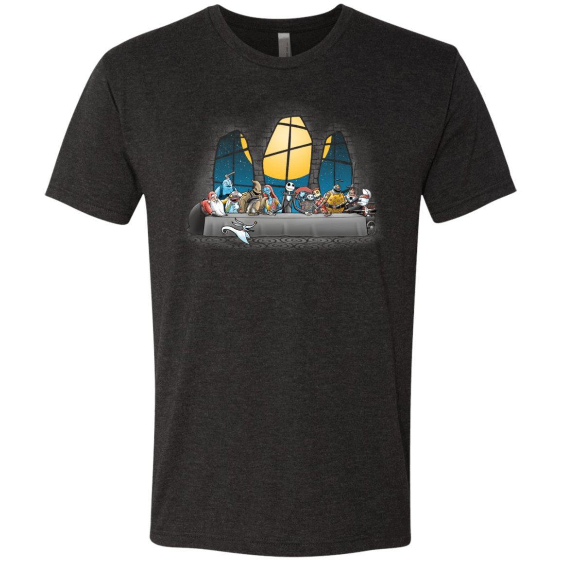 T-Shirts Vintage Black / S Dinner Before Christmas Men's Triblend T-Shirt