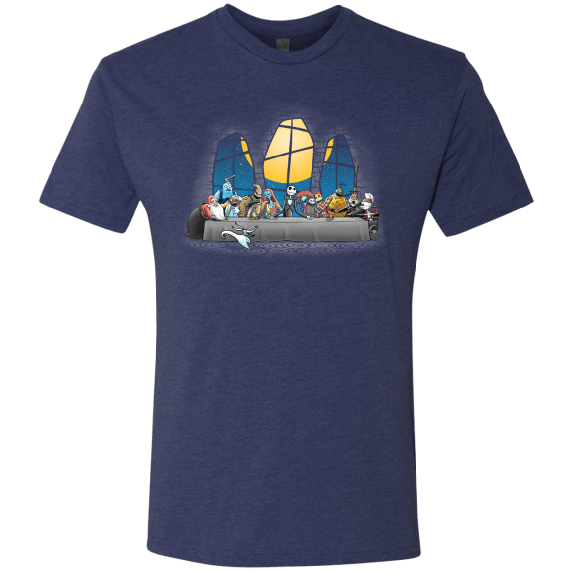 T-Shirts Vintage Navy / S Dinner Before Christmas Men's Triblend T-Shirt