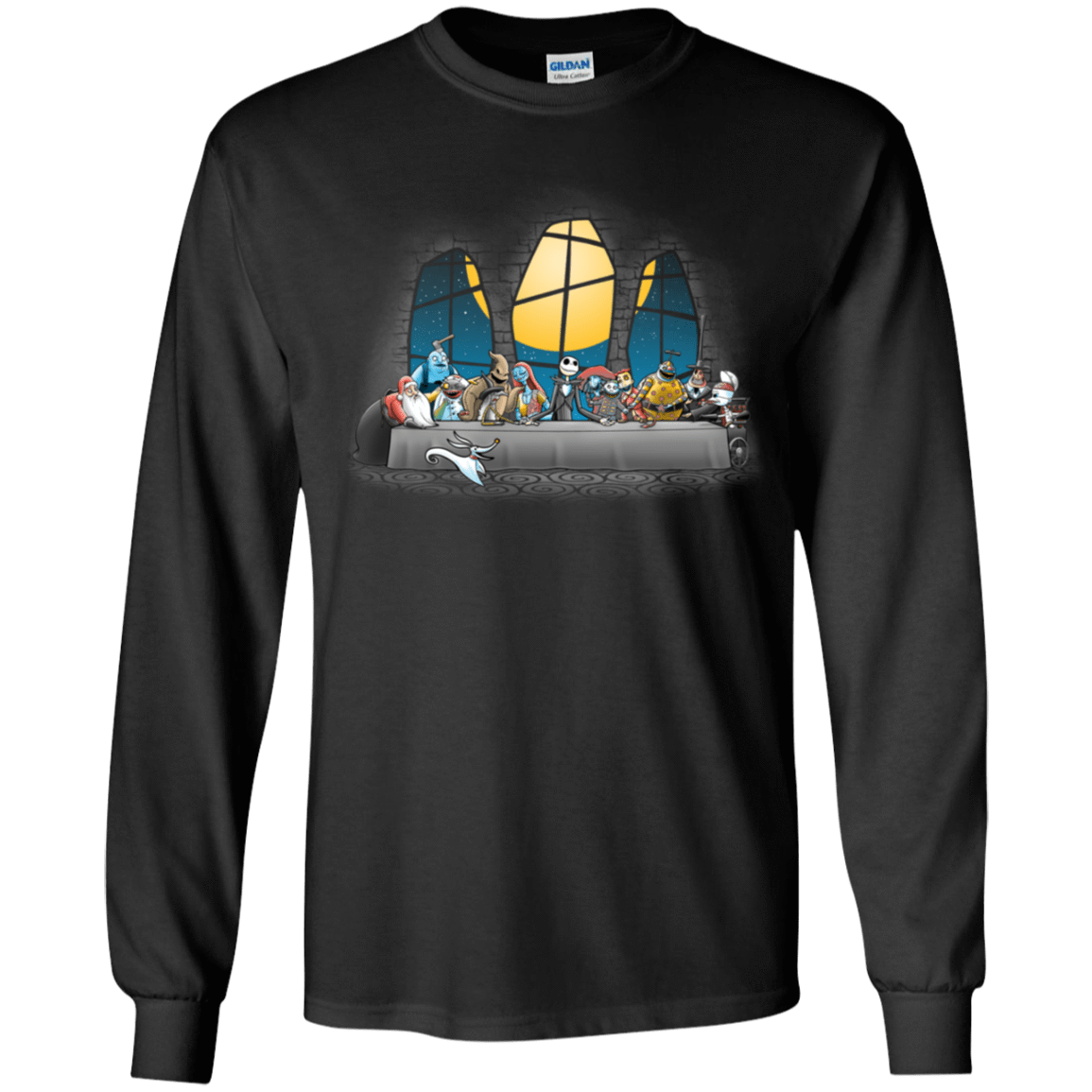 T-Shirts Black / YS Dinner Before Christmas Youth Long Sleeve T-Shirt