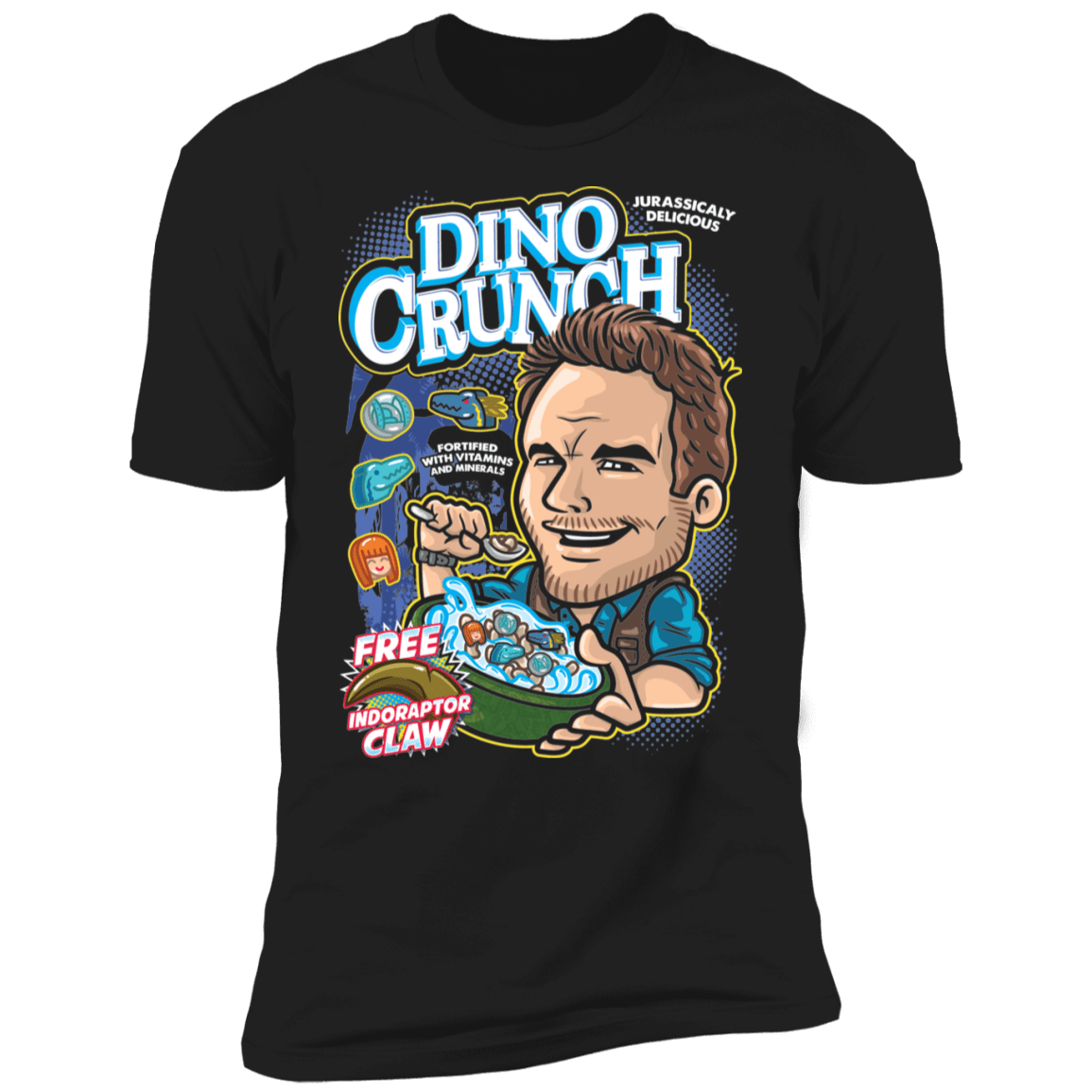 T-Shirts Black / X-Small Dino Crunch Men's Premium T-Shirt